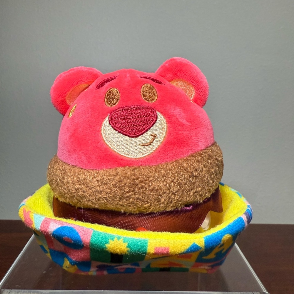 Disney Parks Munchlings Lotso Slider Plush Toy Story Pixar Boardwalk Bites NEW